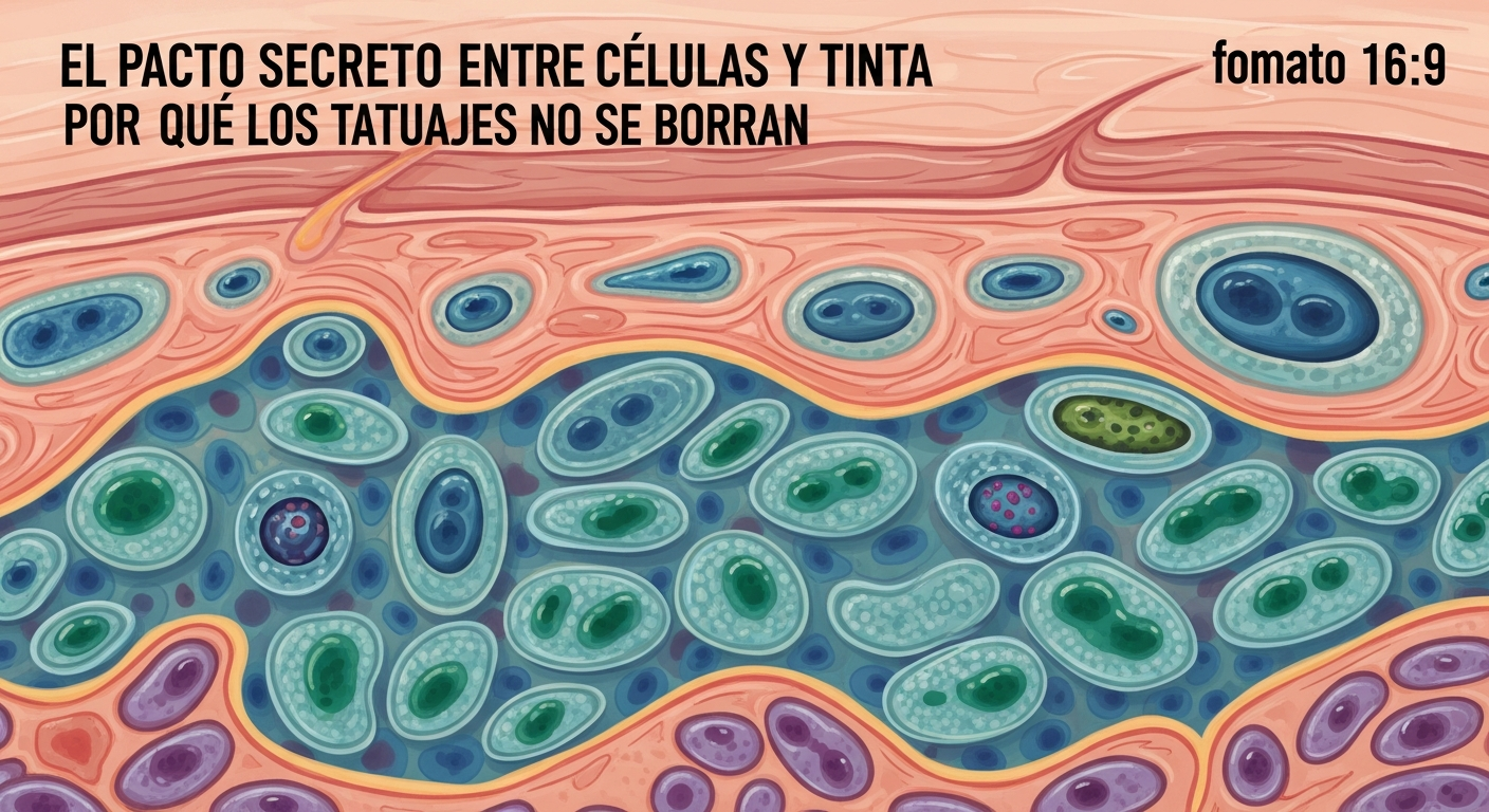 El pacto secreto entre tus células y la tinta: ¿Por qué los tatuajes no se borran nunca?