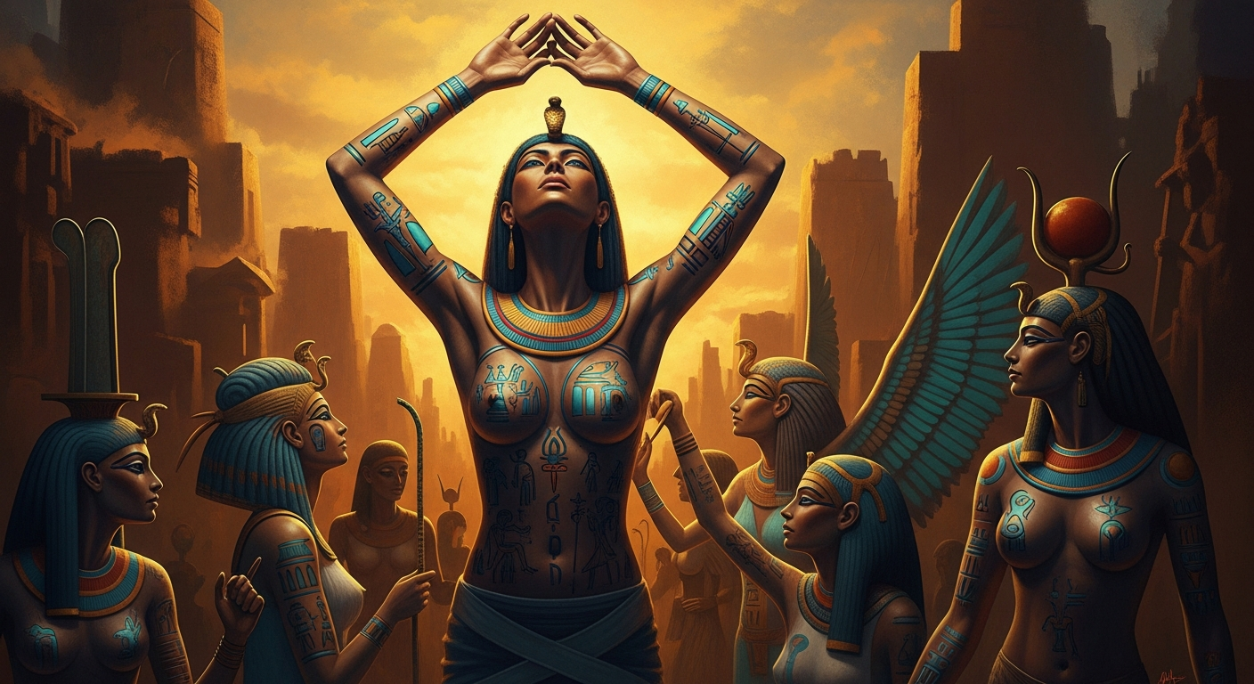 Más allá del postureo: El secreto sagrado de los tatuajes en el Antiguo Egipto